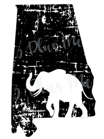 Alabama Distressed Elephant